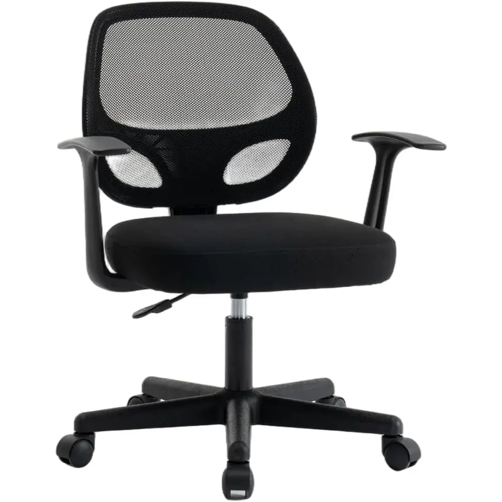 Gaming Chair - Kompakter schwarzer Gaming-Stuhl für kleine Räume