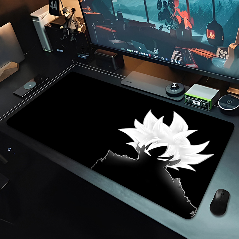 Pc Gaming Setup - DBZ Schwarzes Anime-Mauspad Dragon Ball Große