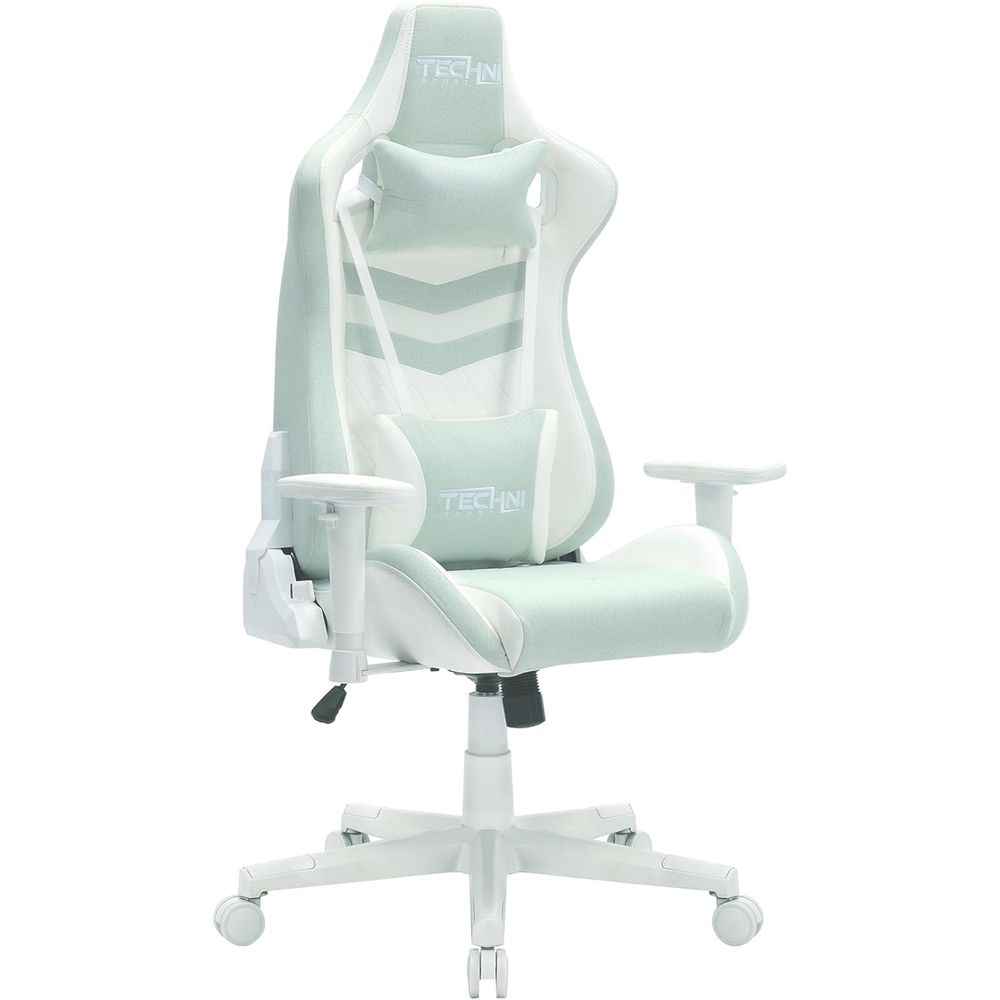 Gaming Chair - Pastellgrüner Gaming-Stuhl aus mehrschichtigem Stoff