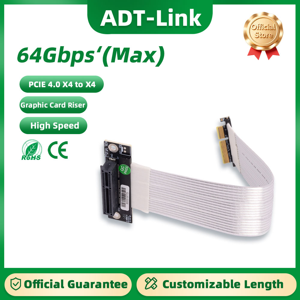 Pcie Riser Cable - ADT-Link K22SL-TL PCIE 4.0 X4 zu