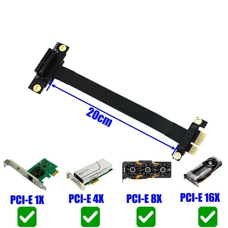 Pcie Riser Cable - 90 Grad Pci-E Pci Express 1X