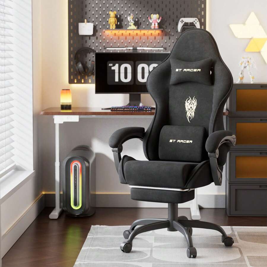 Gaming Chair - Gaming-Stuhl mit hoher Rückenlehne, ergonomischer Gamer-Stuhl