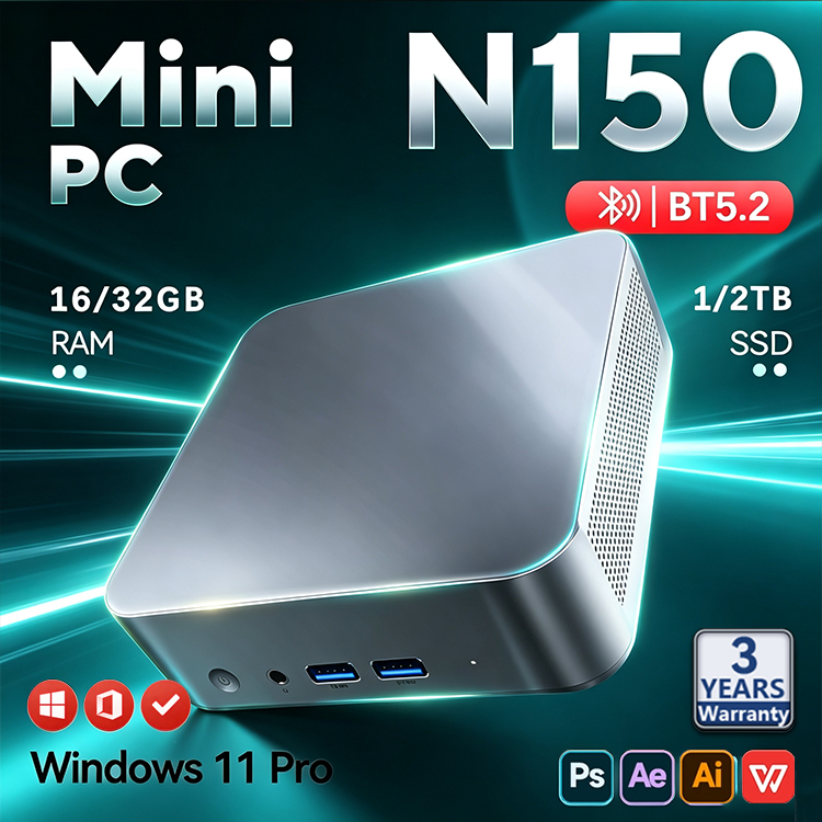 2026 Intel N150 Mini-PC Tragba – Pc Gaming Setup Bewertung und Preis