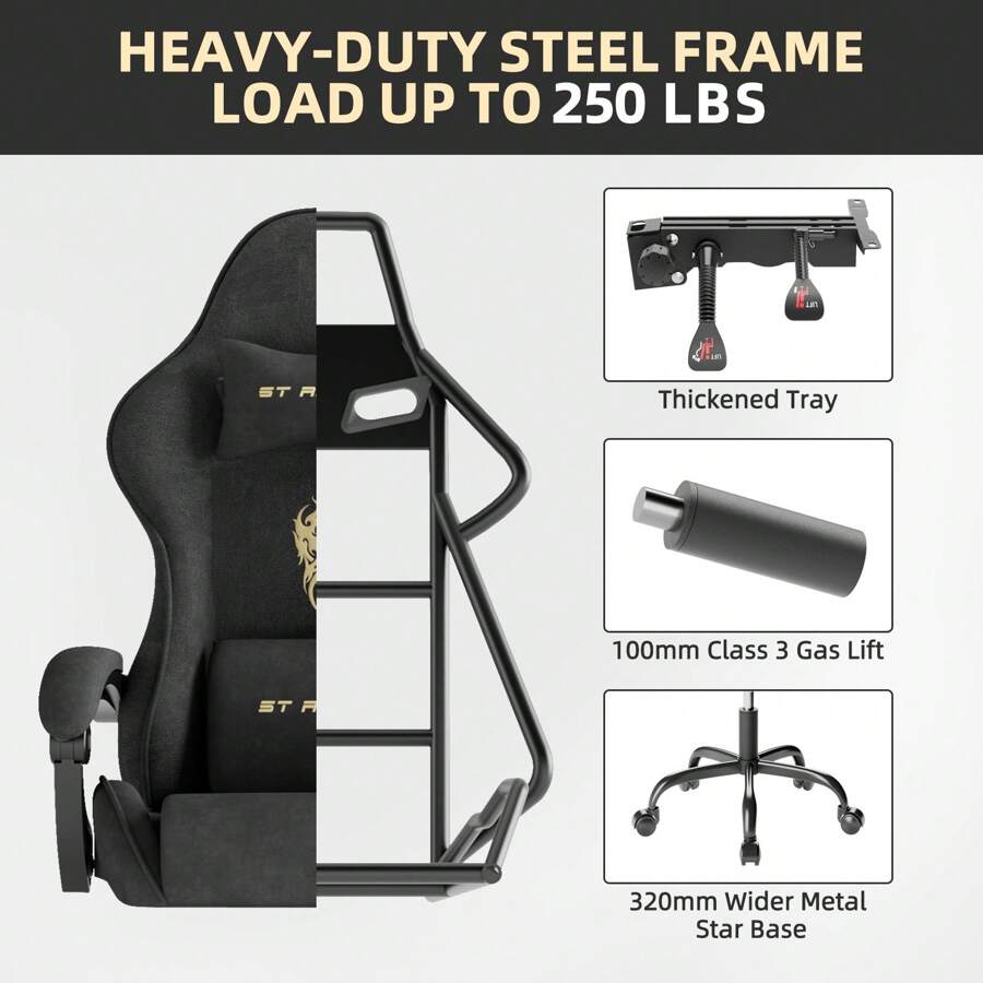Gaming-Stuhl mit hoher Rückenl – Gaming Chair Bewertung und Preis