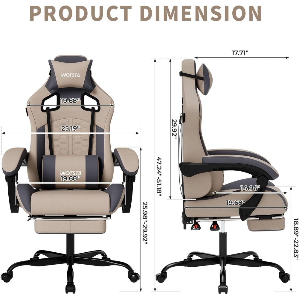 Ergonomischer Gaming-Stuhl mit – Gaming Chair Bewertung und Preis