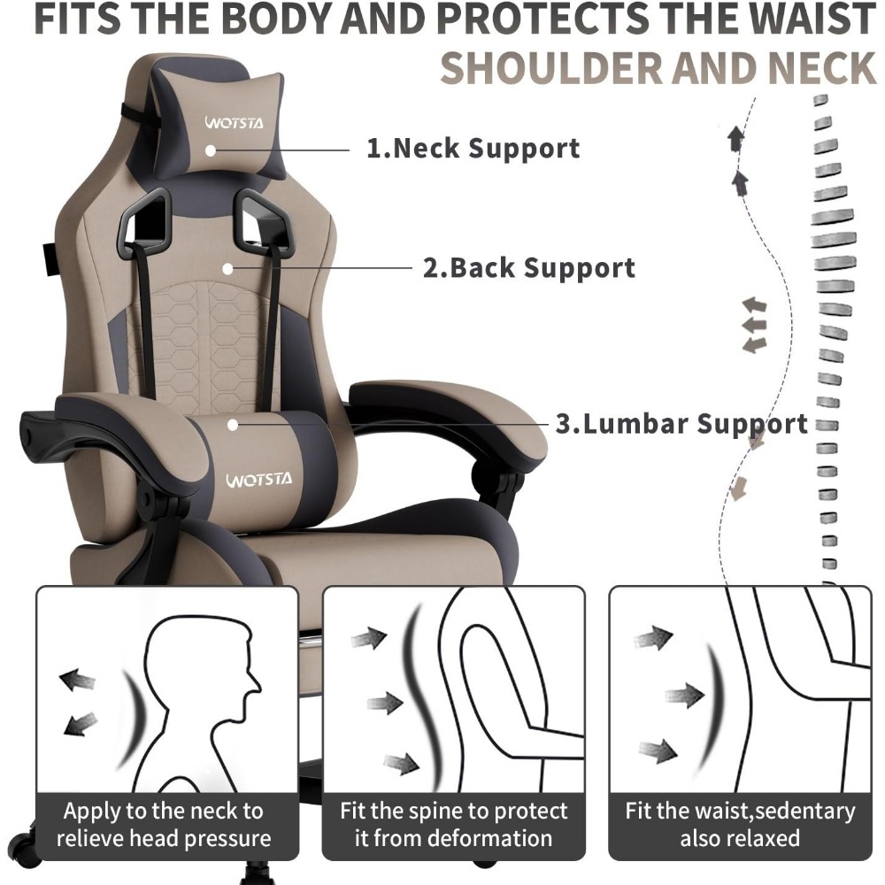 Ergonomischer Gaming-Stuhl mit – Gaming Chair Bewertung und Preis
