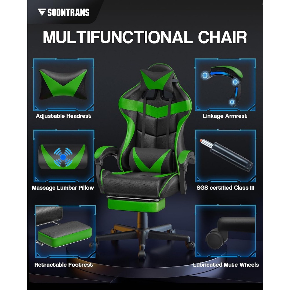 Ergonomischer Gaming-Stuhl mit – Gaming Chair Bewertung und Preis