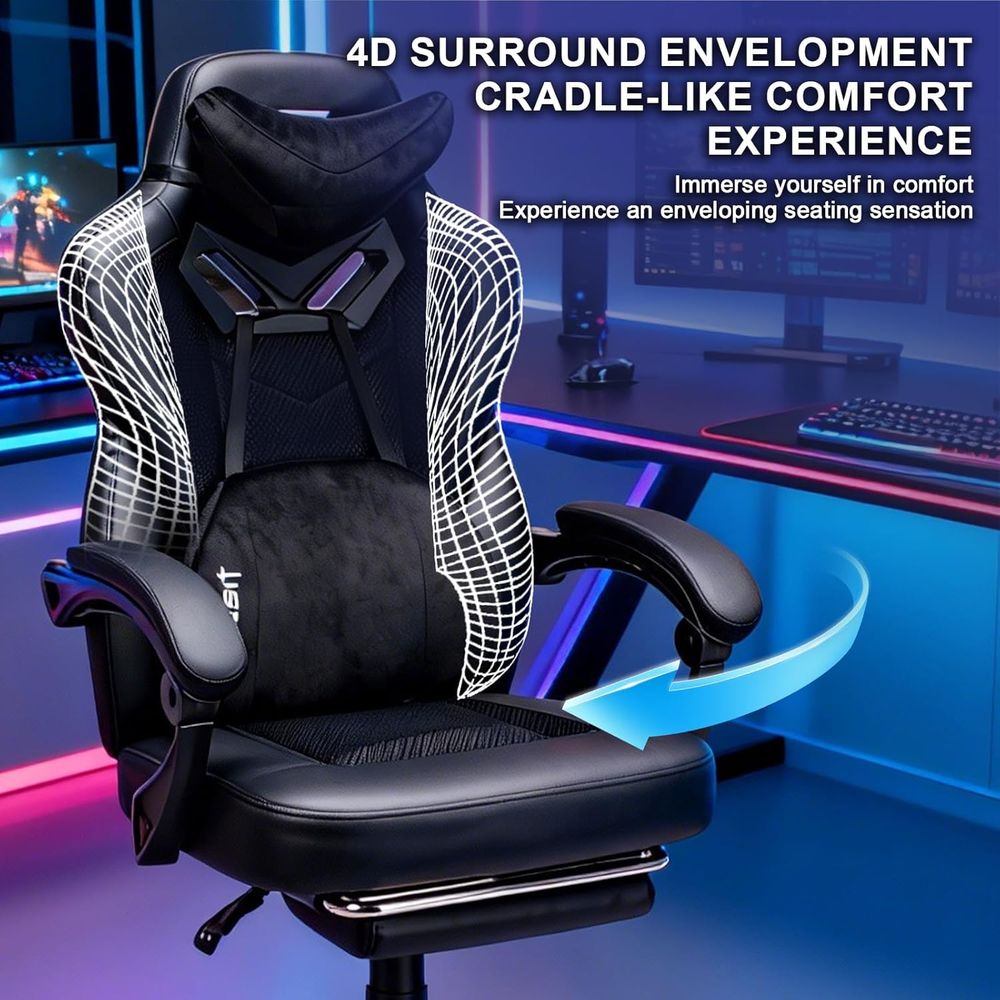 Ergonomischer Bürostuhl mit Fu – Gaming Chair Bewertung und Preis