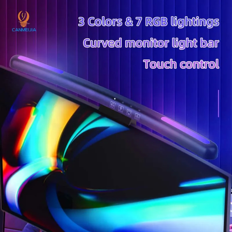 Gebogene LED-Monitor Licht lei – Pc Gaming Games Bewertung und Preis